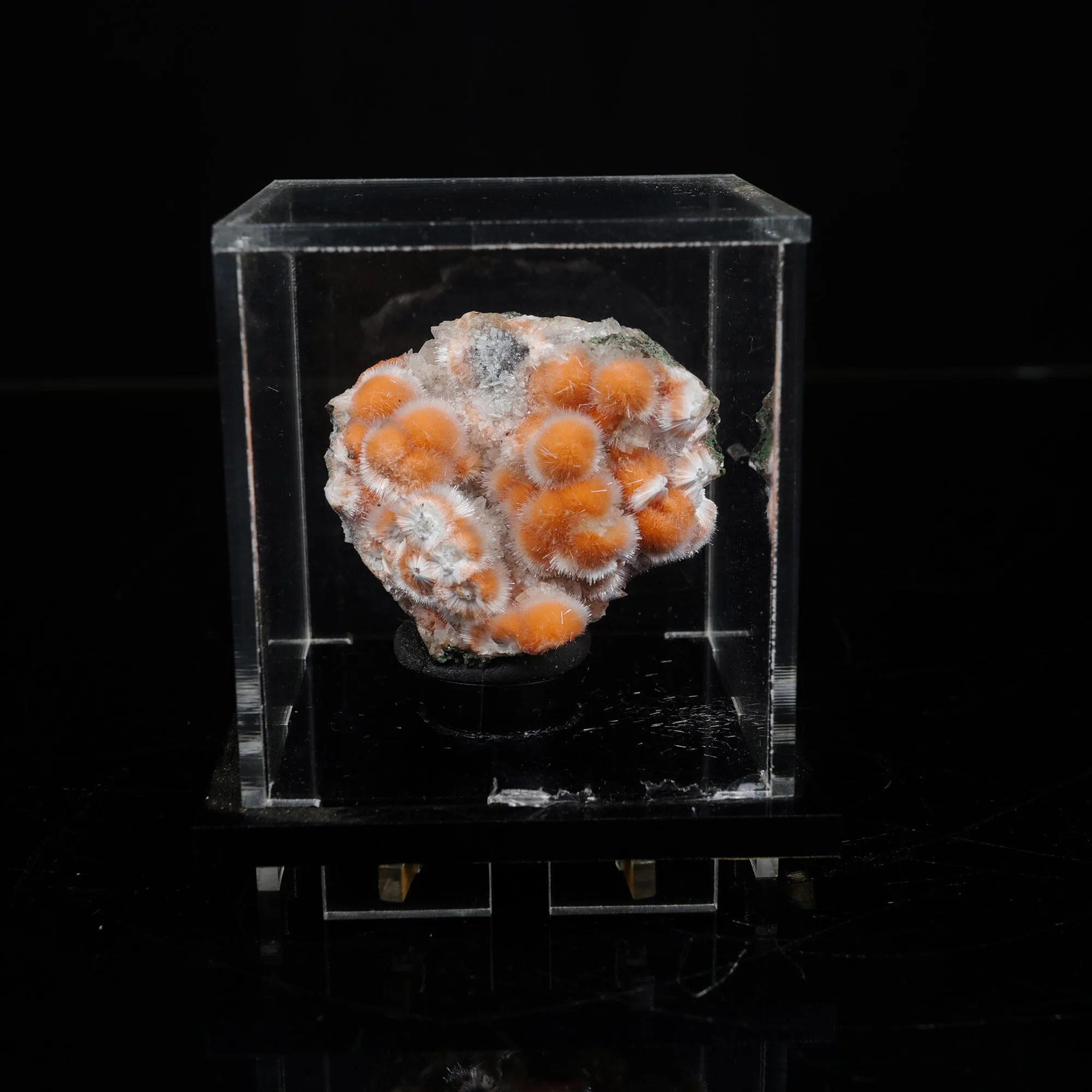 Thomsonite Orange Rare Find Natural Mineral Specimen - image 6