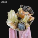 Thomsonite Orange Rare Find with Calcite Natural Mineral Specimen - image 7