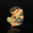 Thomsonite Orange Rare Find with Calcite Natural Mineral Specimen - image 3