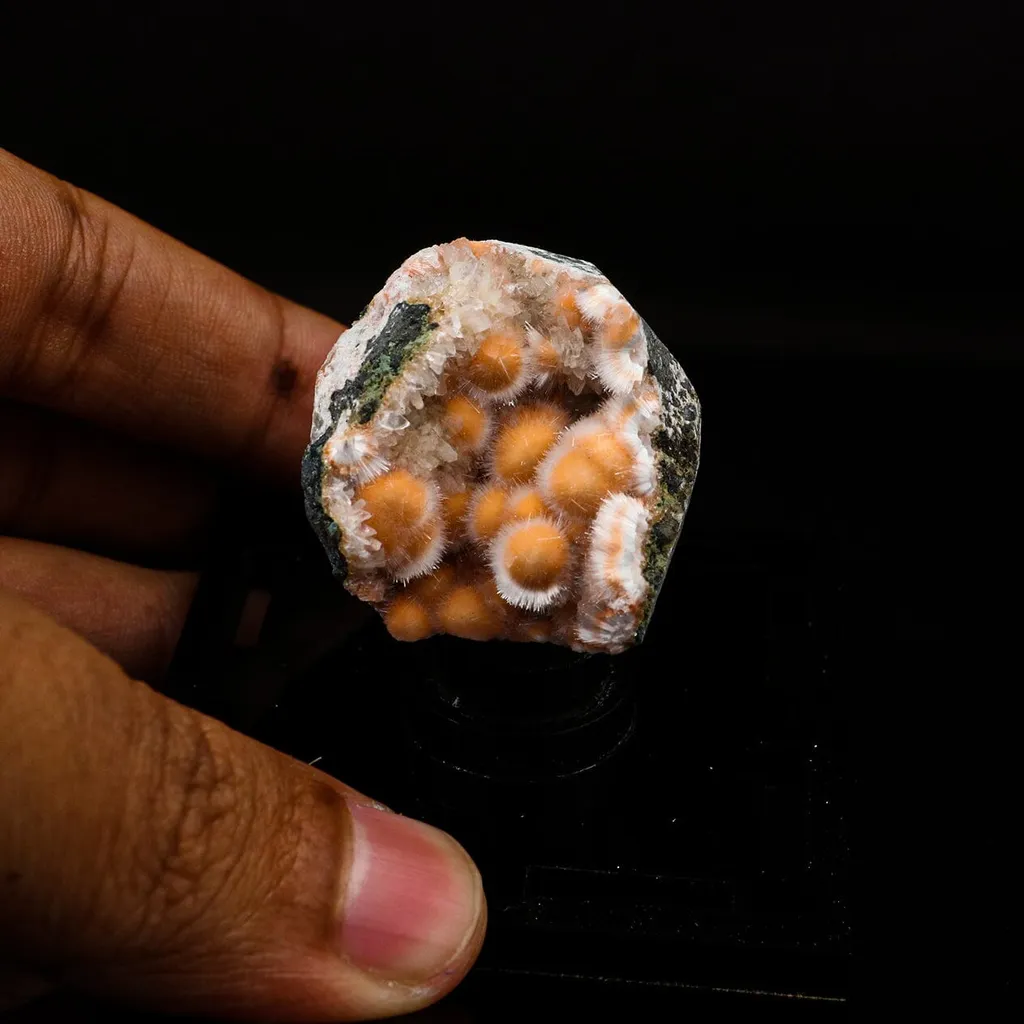 Thomsonite Orange Rare, Free Standing Natural Mineral Specimen - image 4