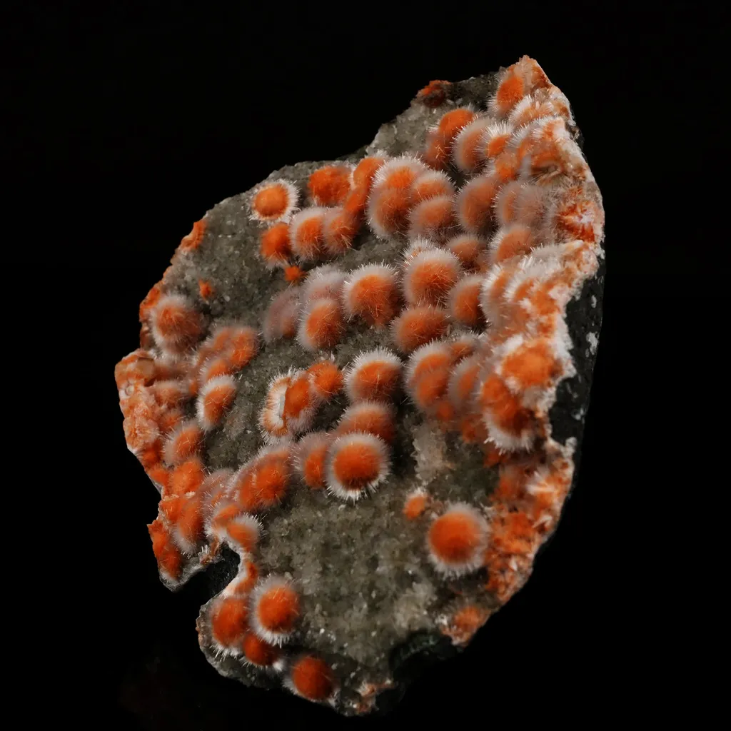 Thomsonite Orange with Mesolite and Heulandite - *Rare Find* Free Standing, Natural Mineral Specimen - image 2