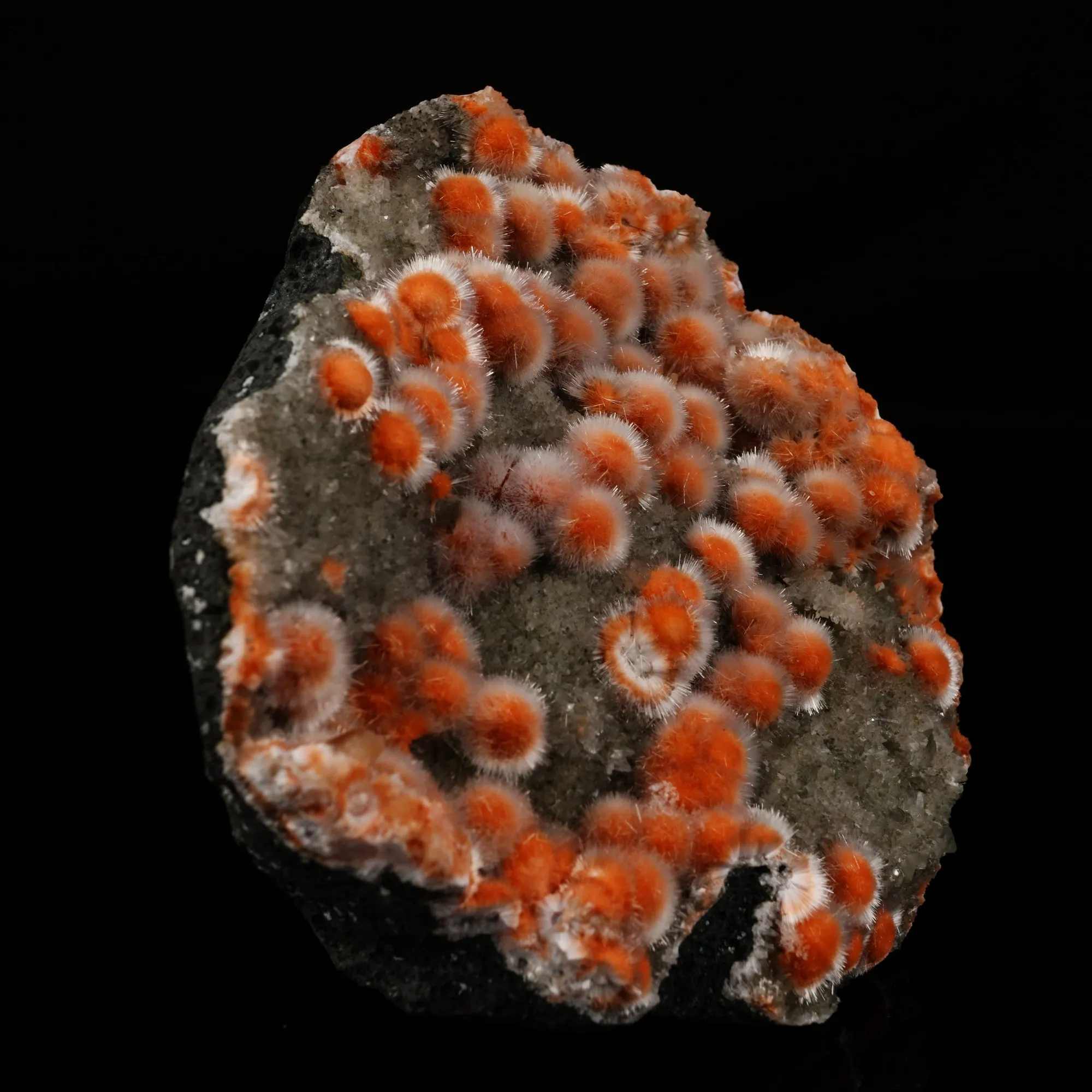 Thomsonite Orange with Mesolite and Heulandite - *Rare Find* Free Standing, Natural Mineral Specimen - image 3