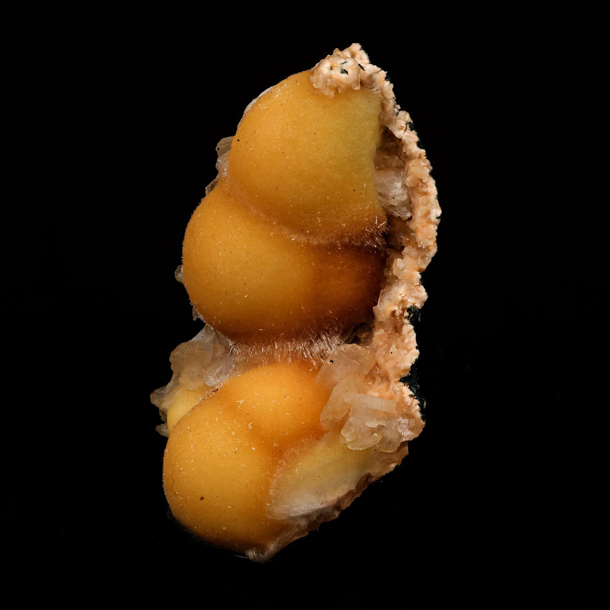 Thomsonite Rare Find with Stilbite Natural Mineral Specimen - image 3