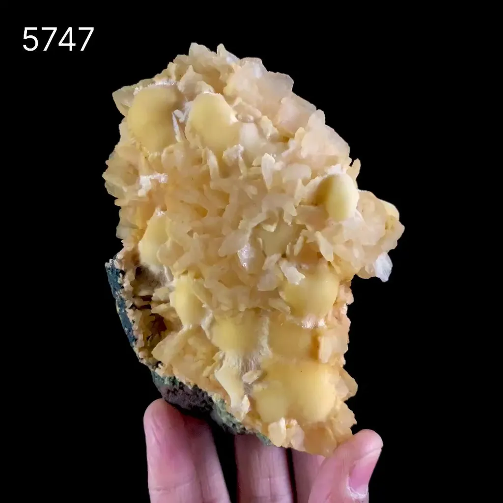 Thomsonite Rare Find with Stilbite Natural Mineral Specimen - image 6