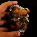 Thomsonite Rare Find with Stilbite Natural Mineral Specimen - image 4