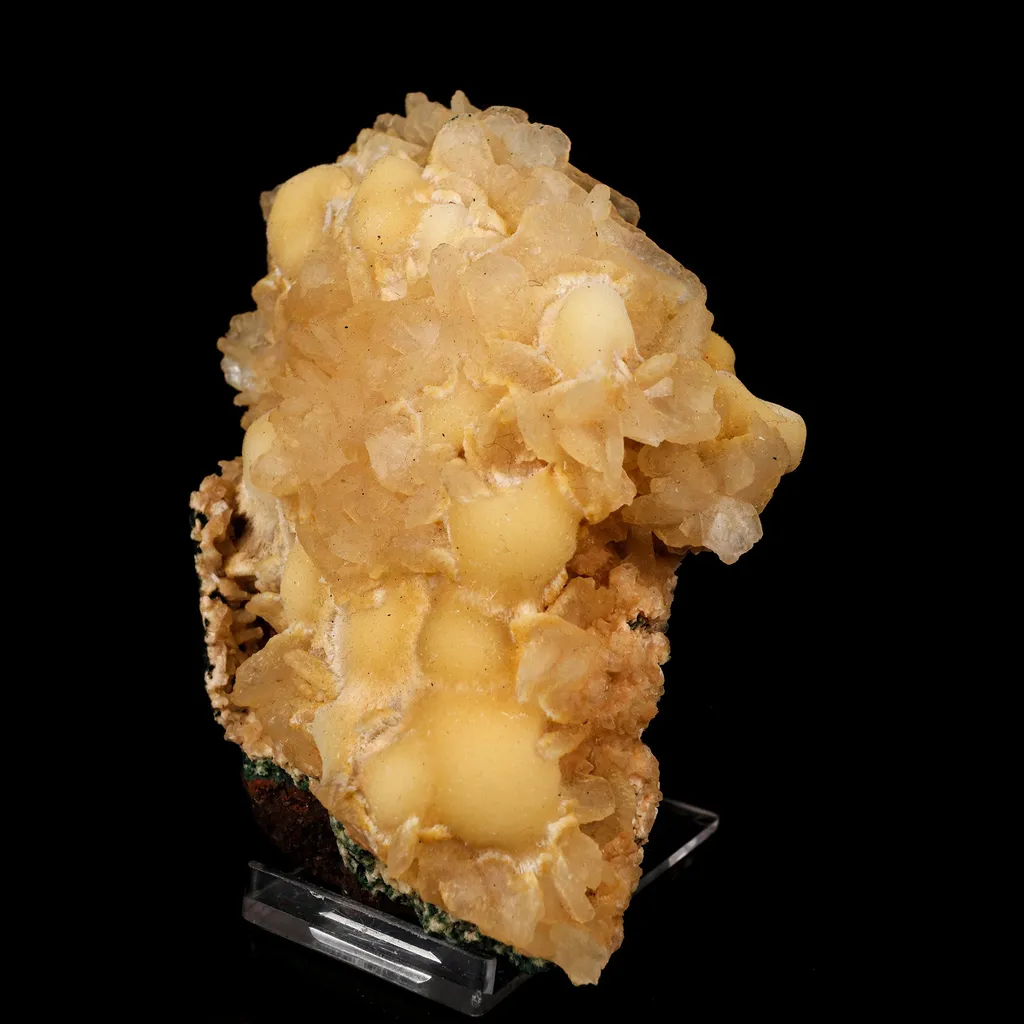 Thomsonite Rare Find with Stilbite Natural Mineral Specimen - image 2