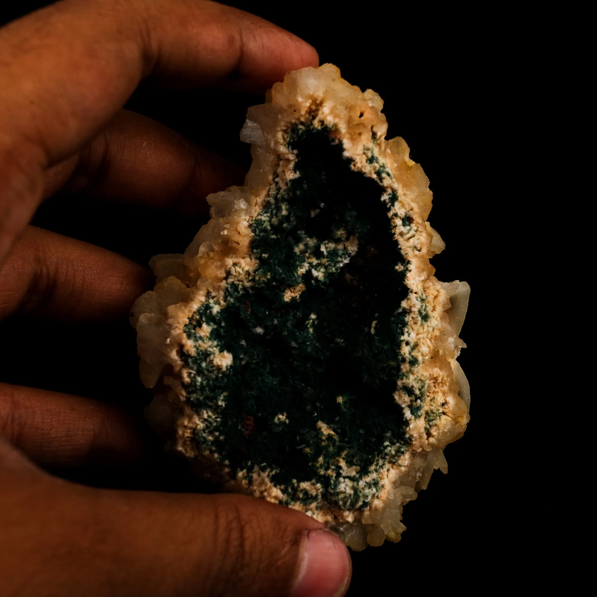 Thomsonite Rare Find with Stilbite Natural Mineral Specimen - image 5