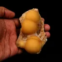 Thomsonite Rare Find with Stilbite Natural Mineral Specimen - image 5