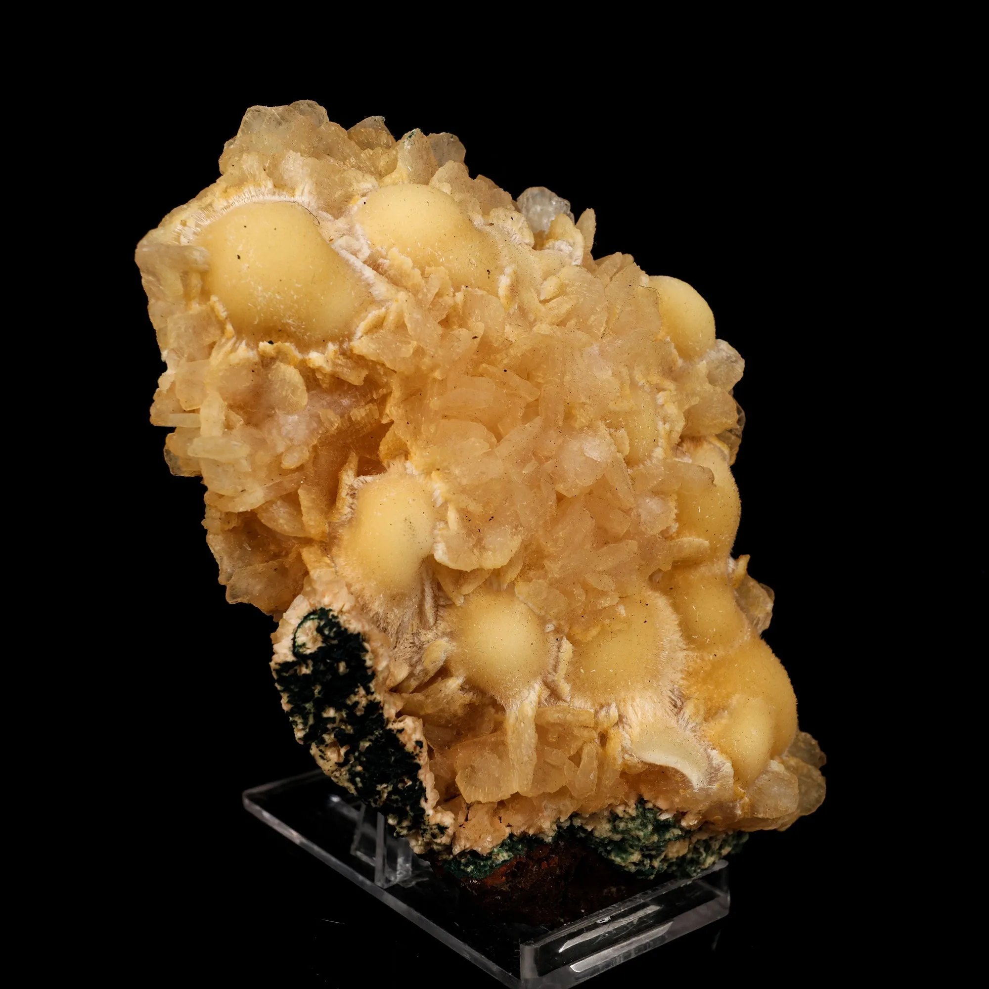 Thomsonite Rare Find with Stilbite Natural Mineral Specimen - image 3