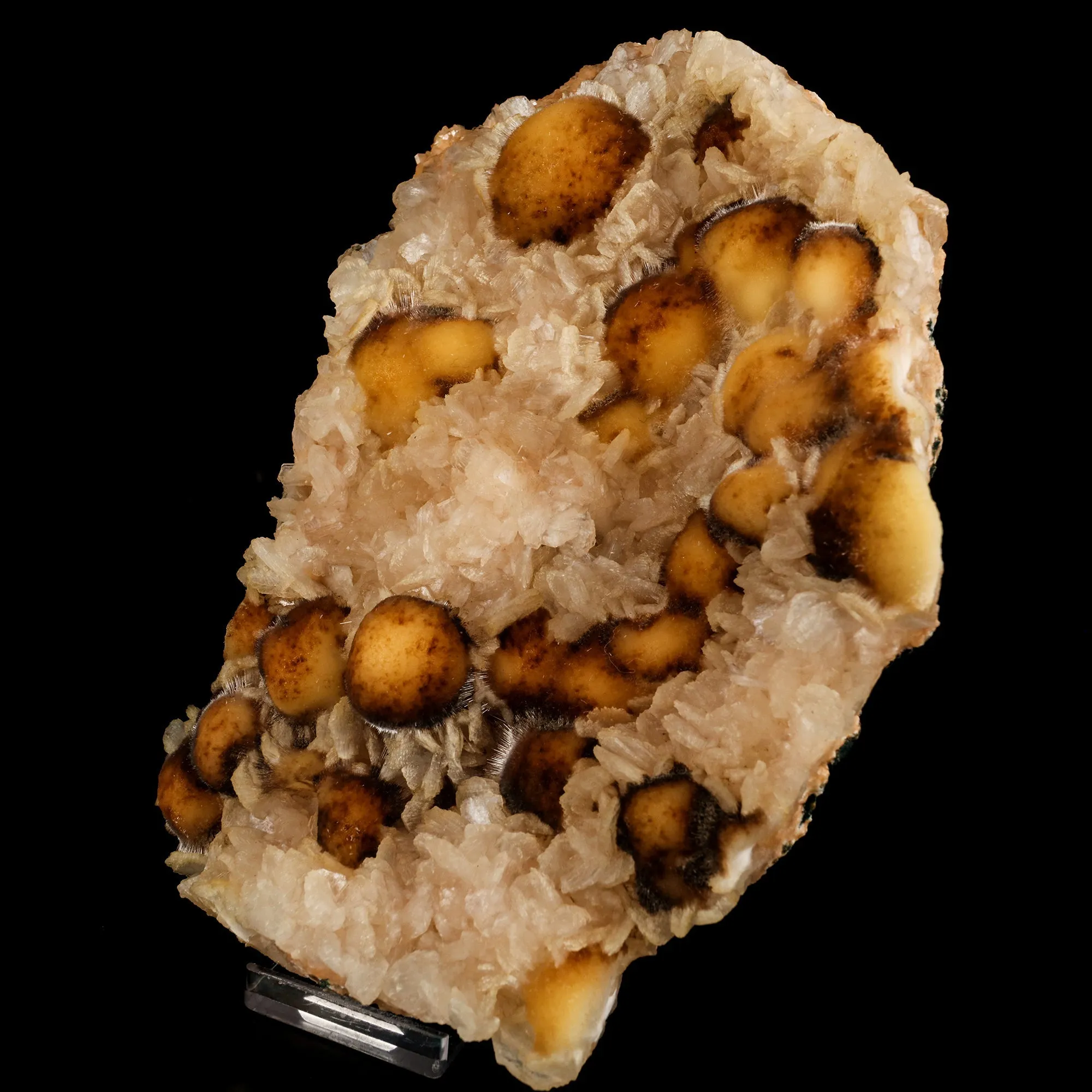 Thomsonite Rare Find with Stilbite Natural Mineral Specimen - image 2