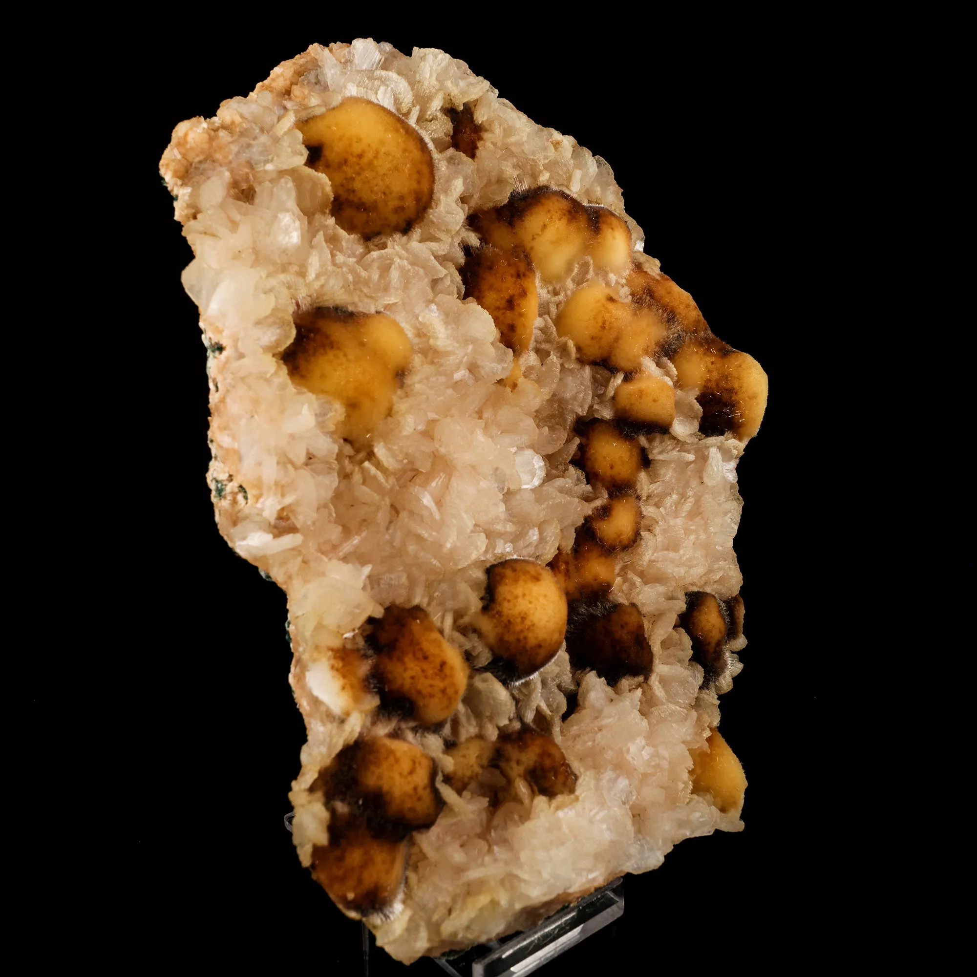 Thomsonite Rare Find with Stilbite Natural Mineral Specimen - image 3