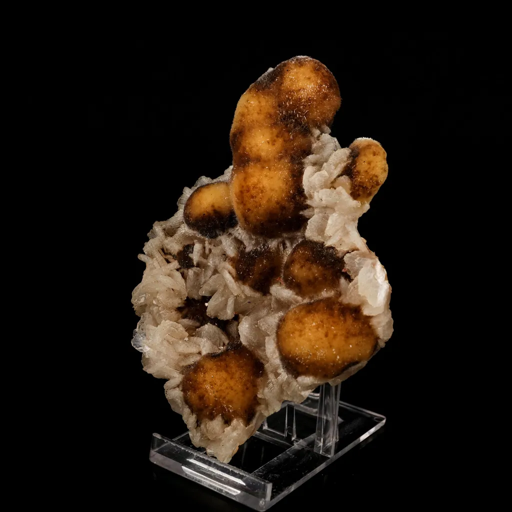 Thomsonite Rare Find with Stilbite Natural Mineral Specimen image