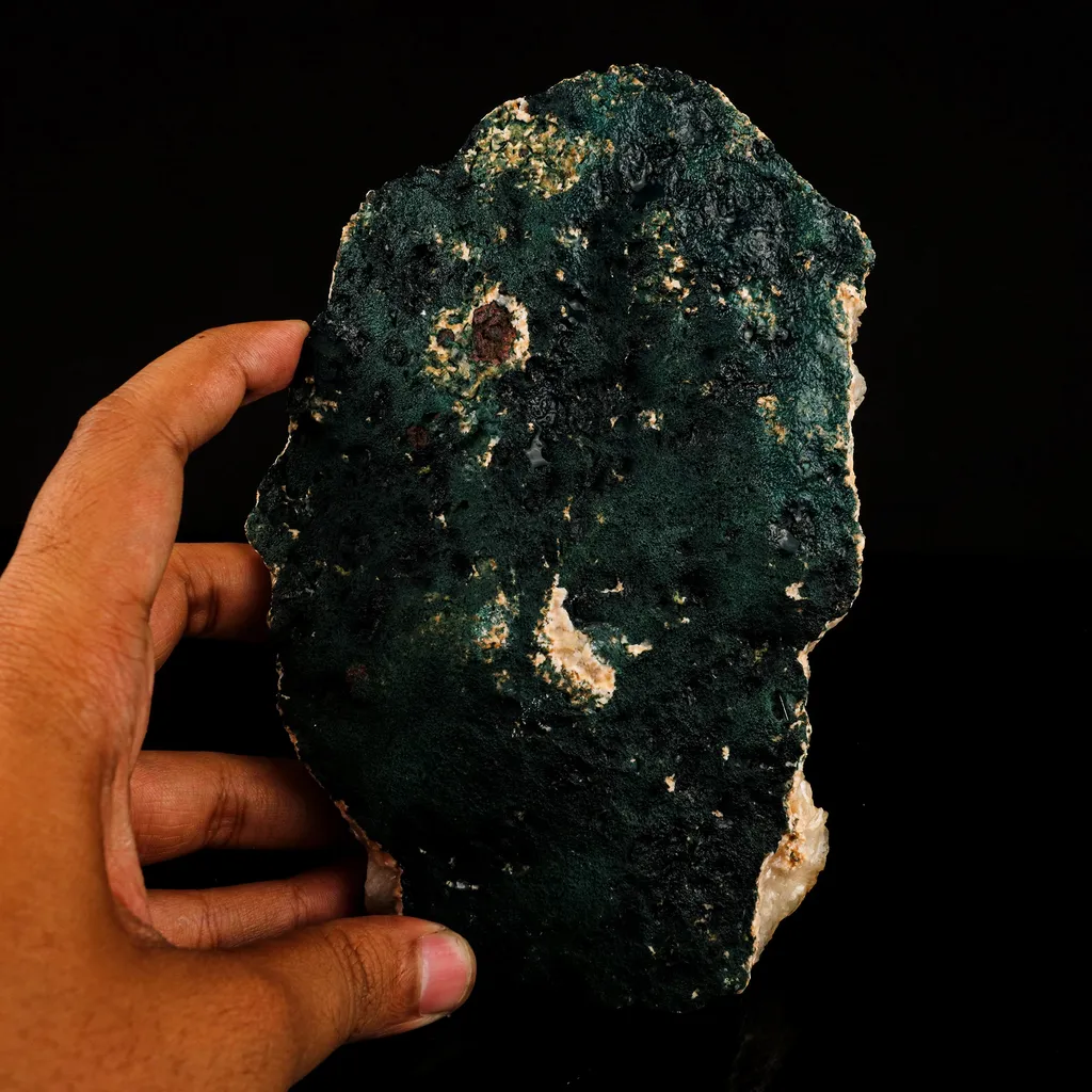 Thomsonite Rare Find with Stilbite Natural Mineral Specimen - image 5