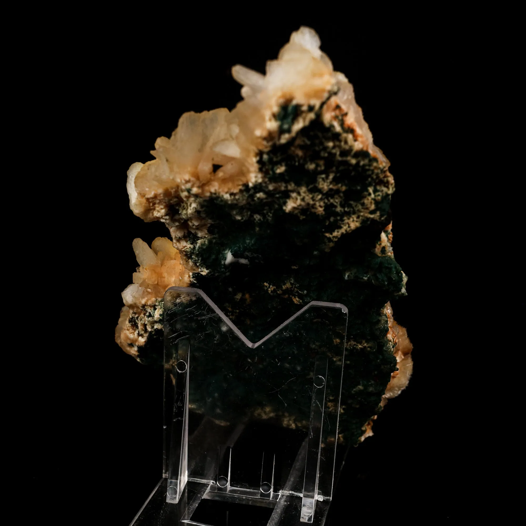 Thomsonite Rare Find with Stilbite Natural Mineral Specimen - image 5