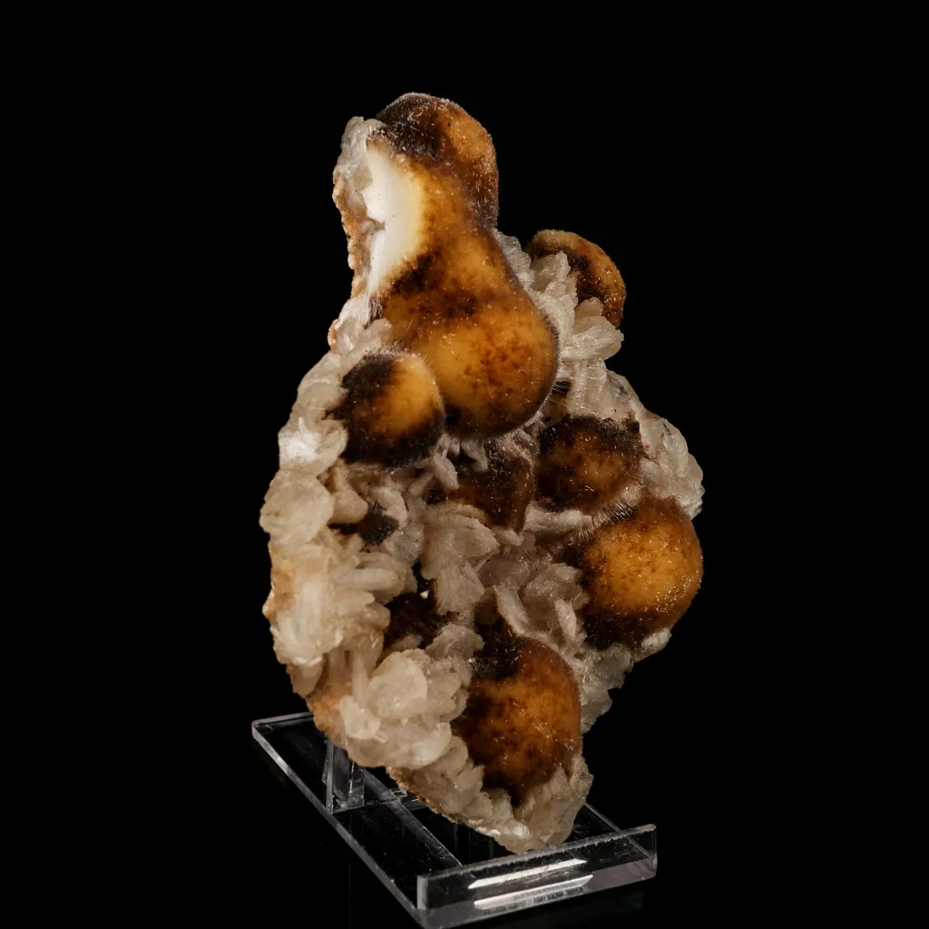 Thomsonite Rare Find with Stilbite Natural Mineral Specimen - image 2