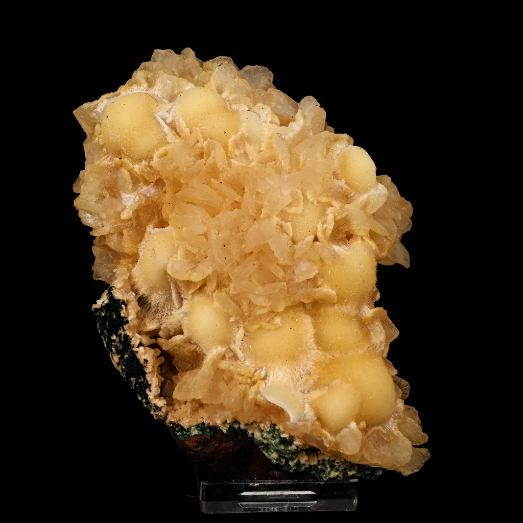 Thomsonite Rare Find with Stilbite Natural Mineral Specimen image