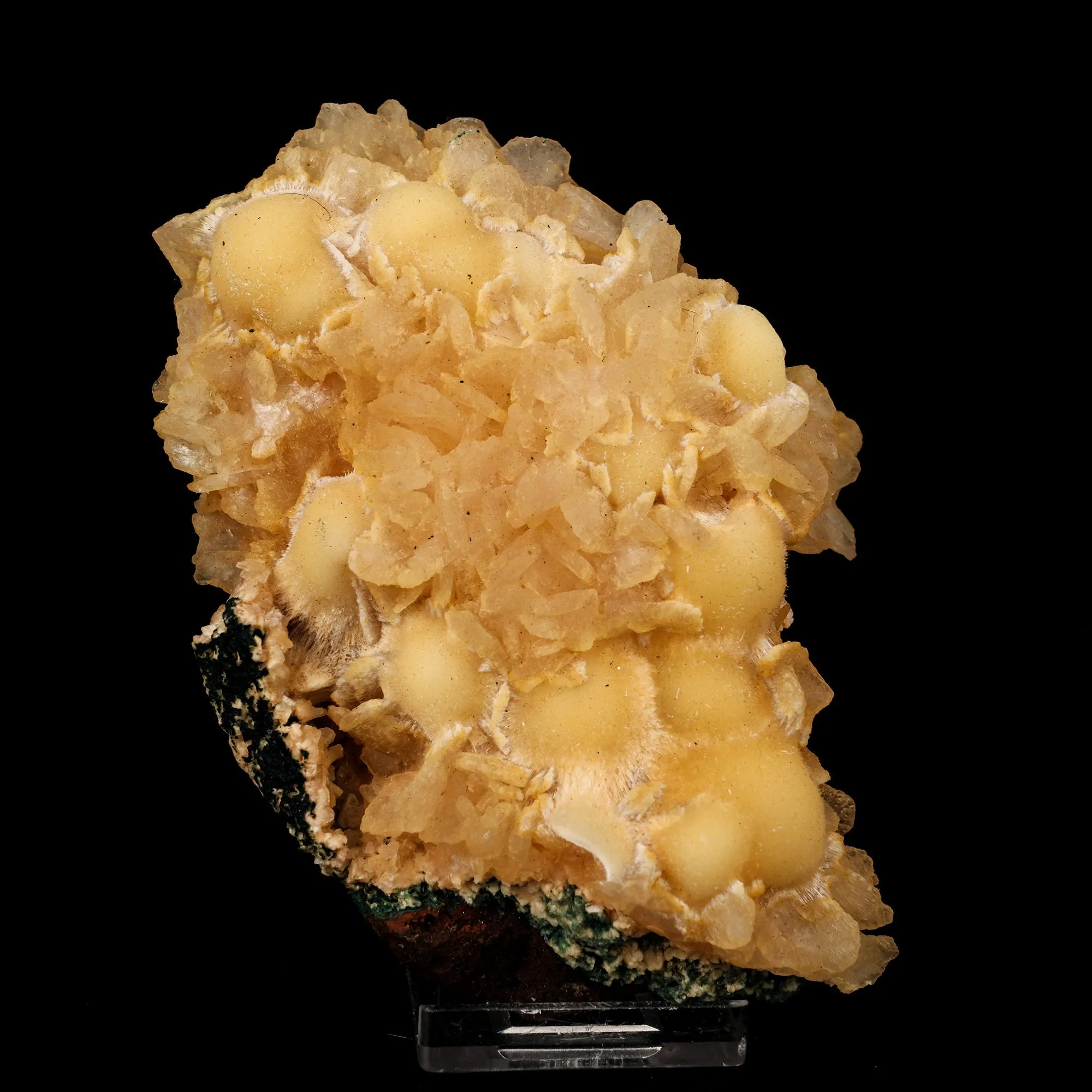 Thomsonite Rare Find with Stilbite Natural Mineral Specimen - image 1