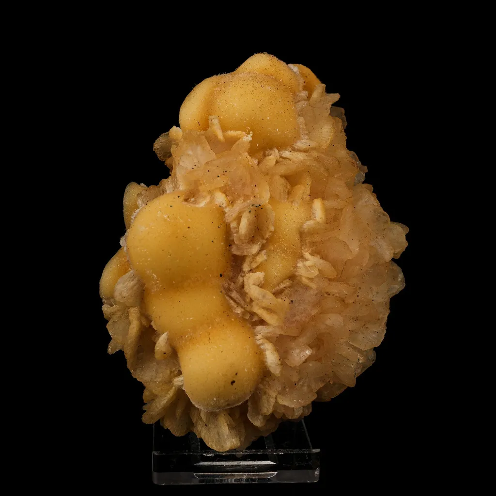 Thomsonite Rare Find with Stilbite Natural Mineral Specimen image