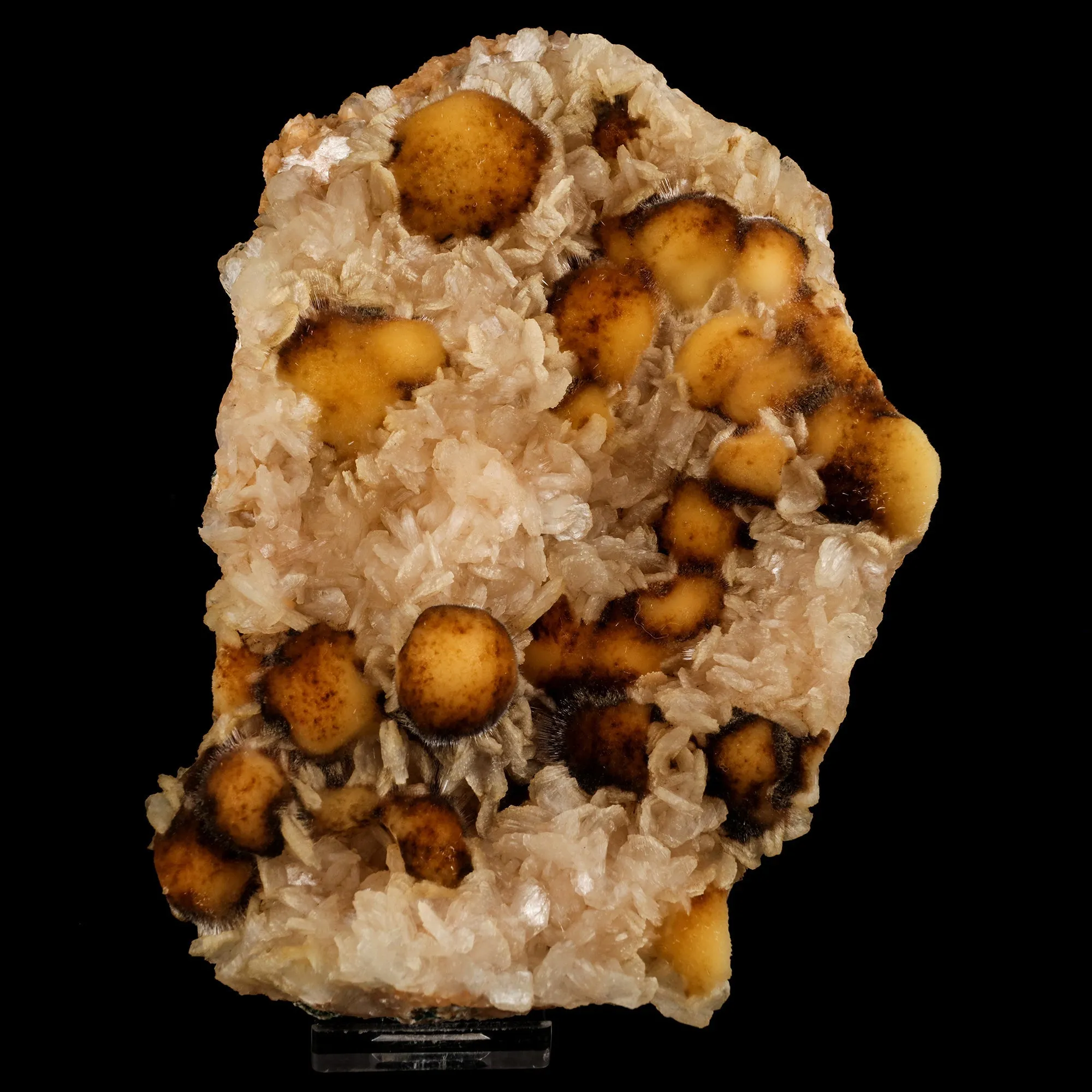 Thomsonite Rare Find with Stilbite Natural Mineral Specimen - image 1