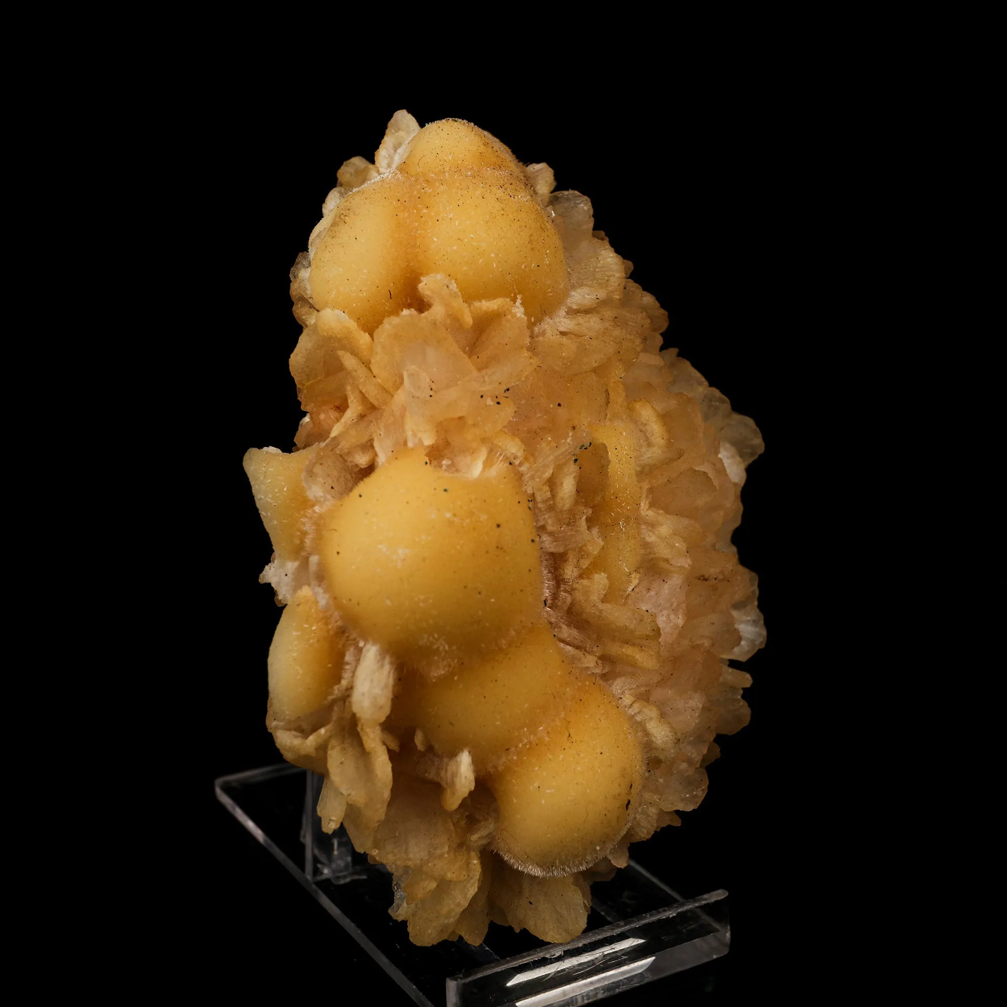 Thomsonite Rare Find with Stilbite Natural Mineral Specimen - image 3