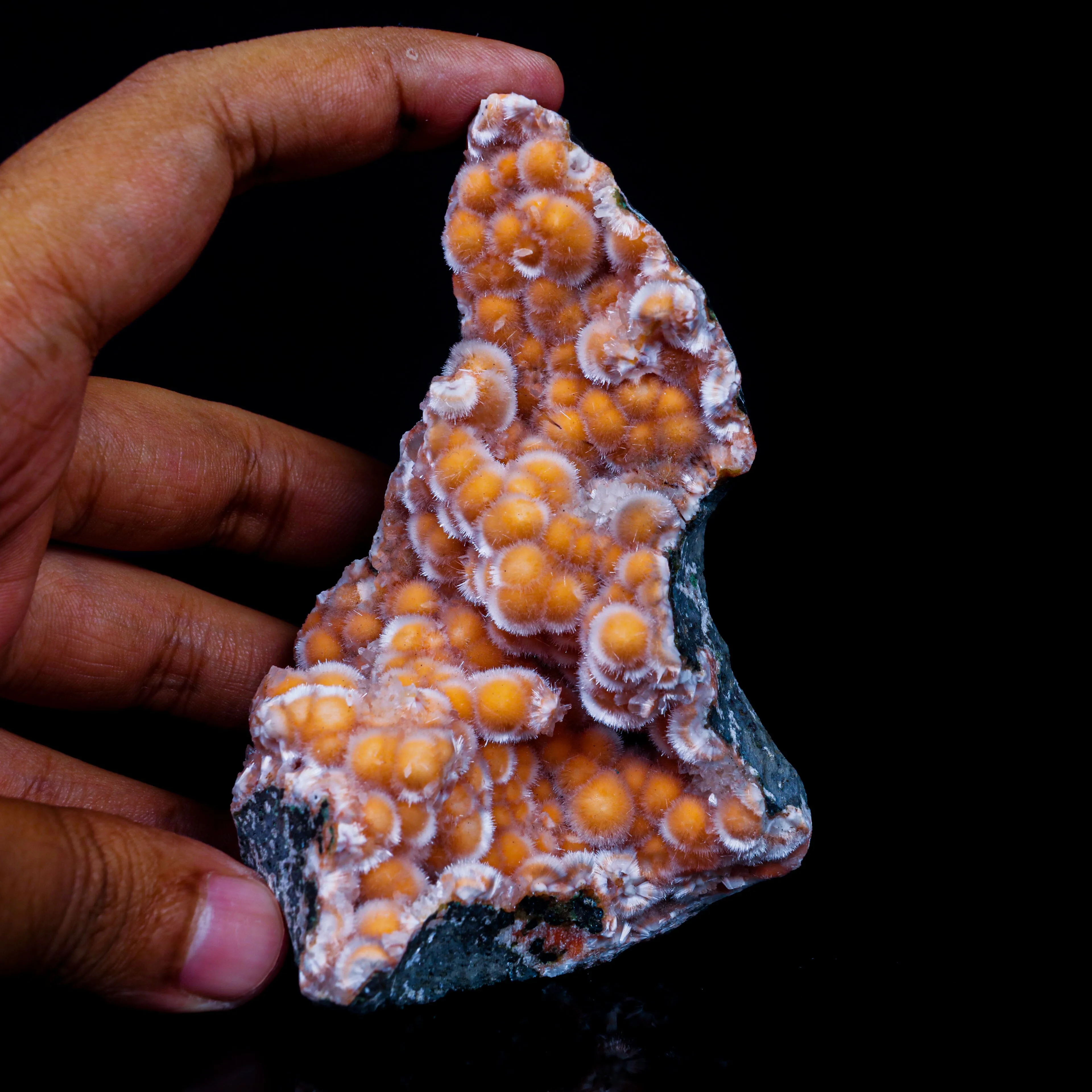 Thomsonite With Mesolite Natural Mineral Specimen - image 3