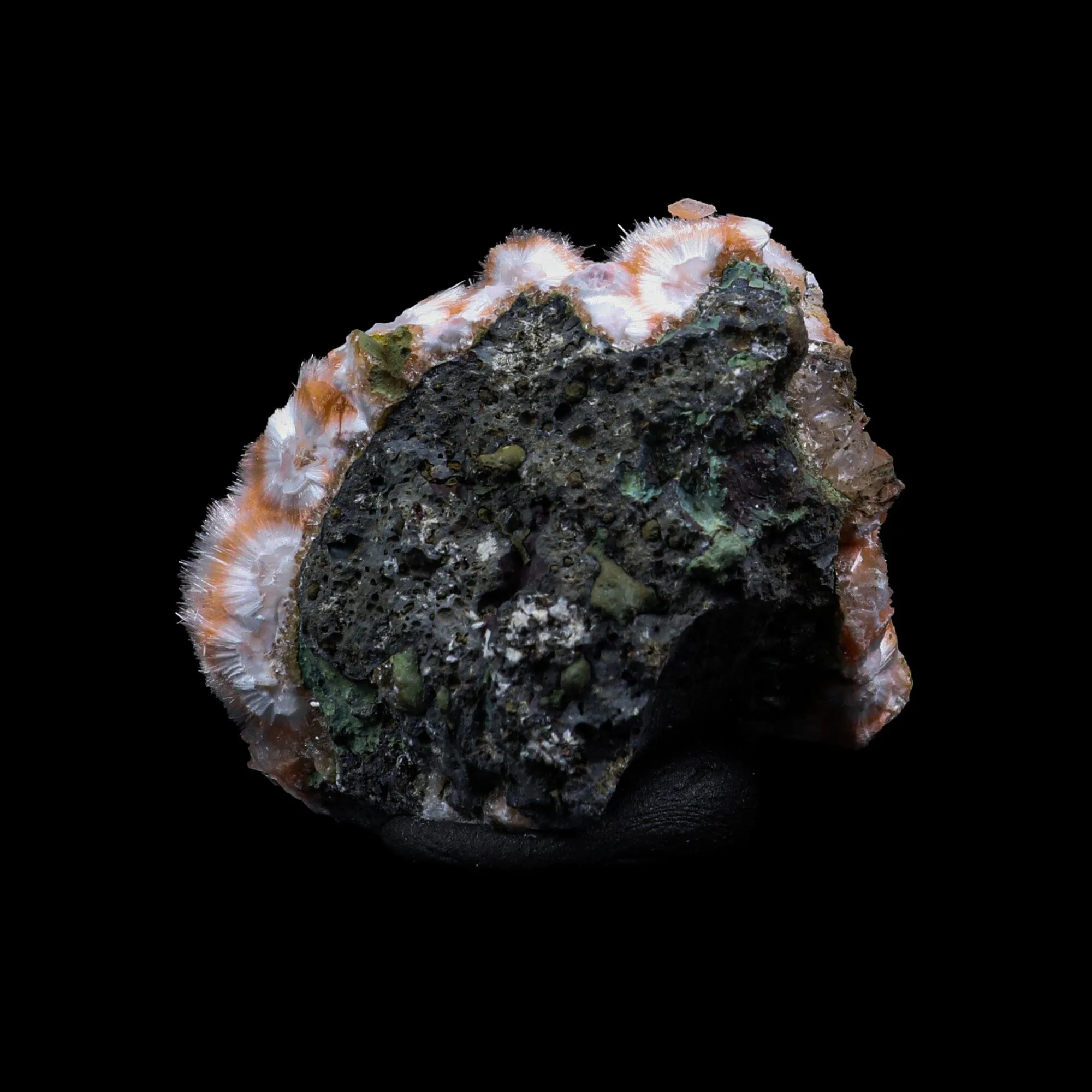 Thomsonite With Mesolite Natural Mineral Specimen - image 5