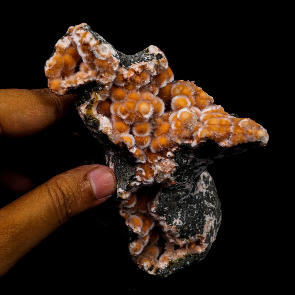 Thomsonite With Mesolite Natural Mineral Specimen - image 2