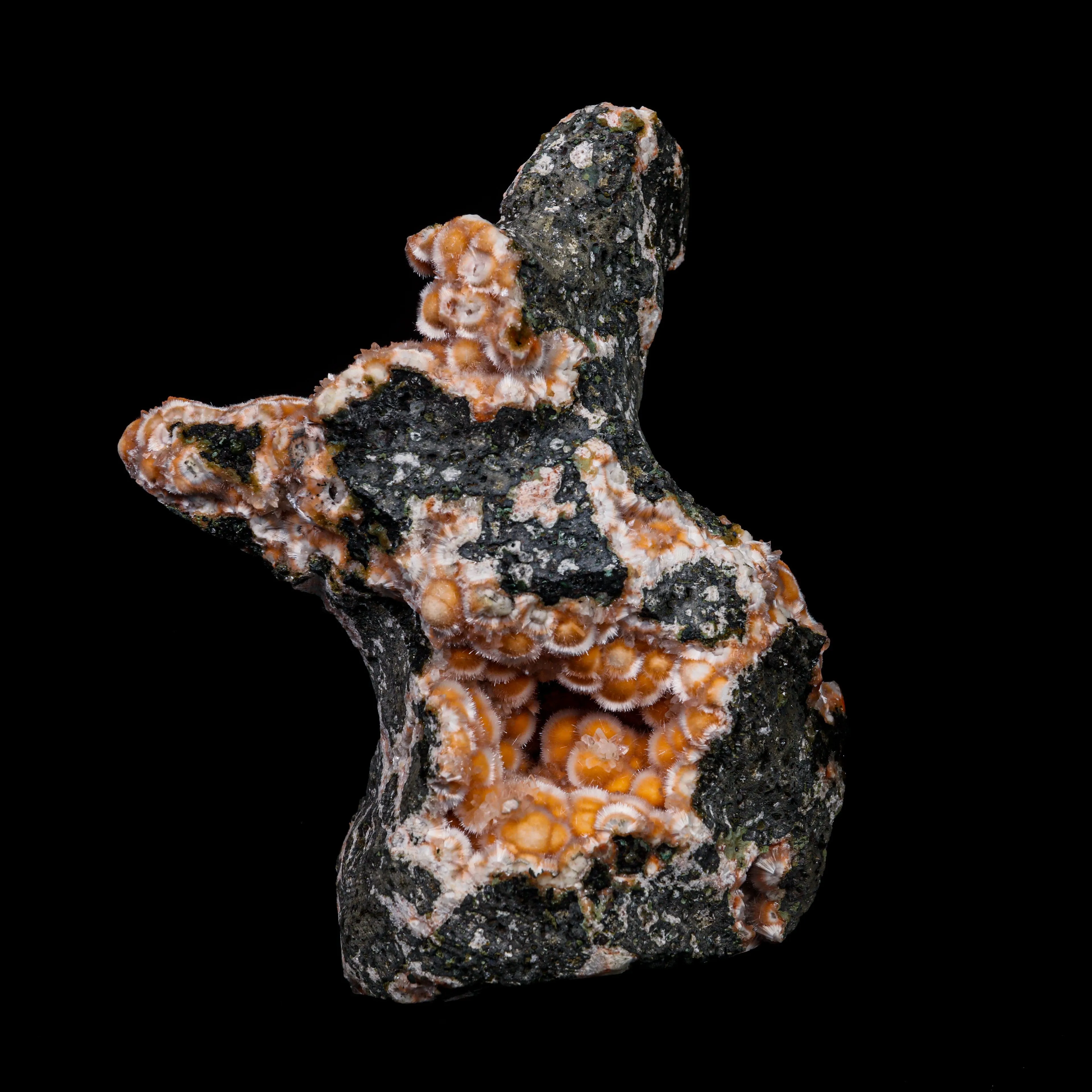 Thomsonite With Mesolite Natural Mineral Specimen - image 4