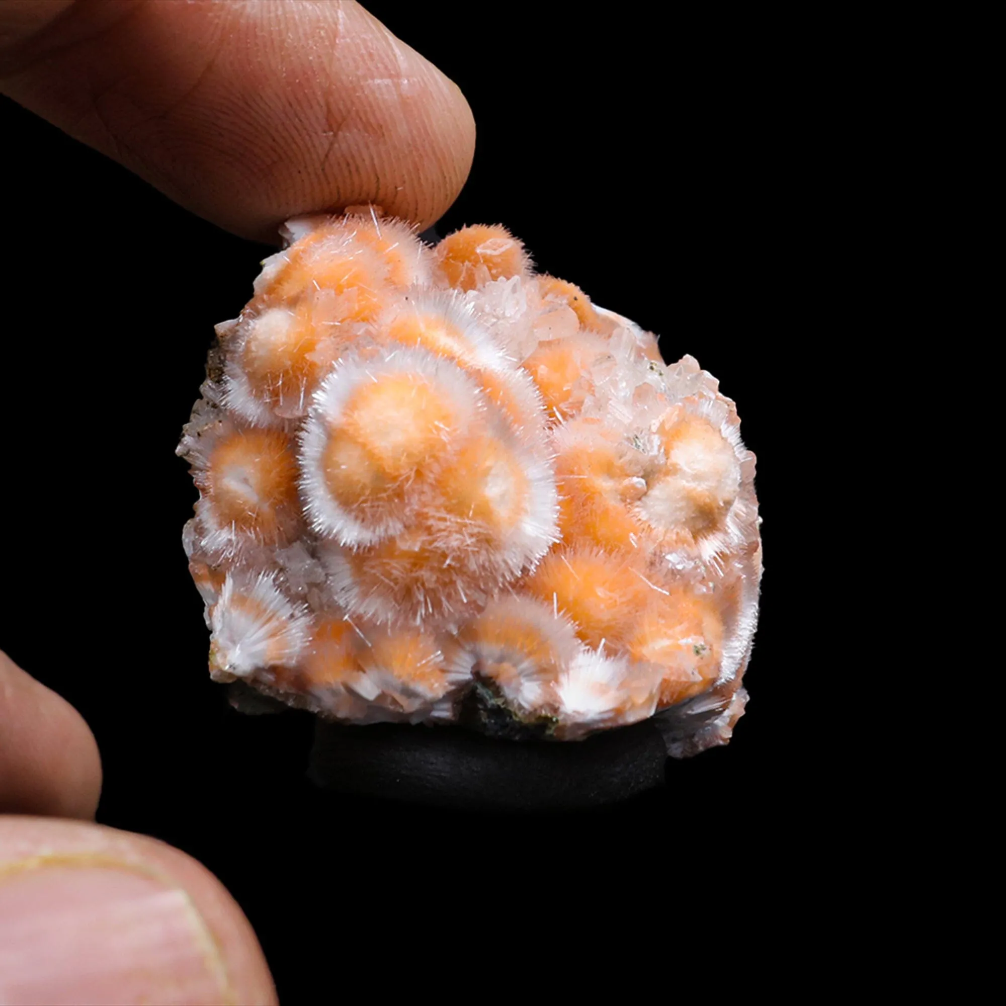 Thomsonite With Mesolite Natural Mineral Specimen - image 6