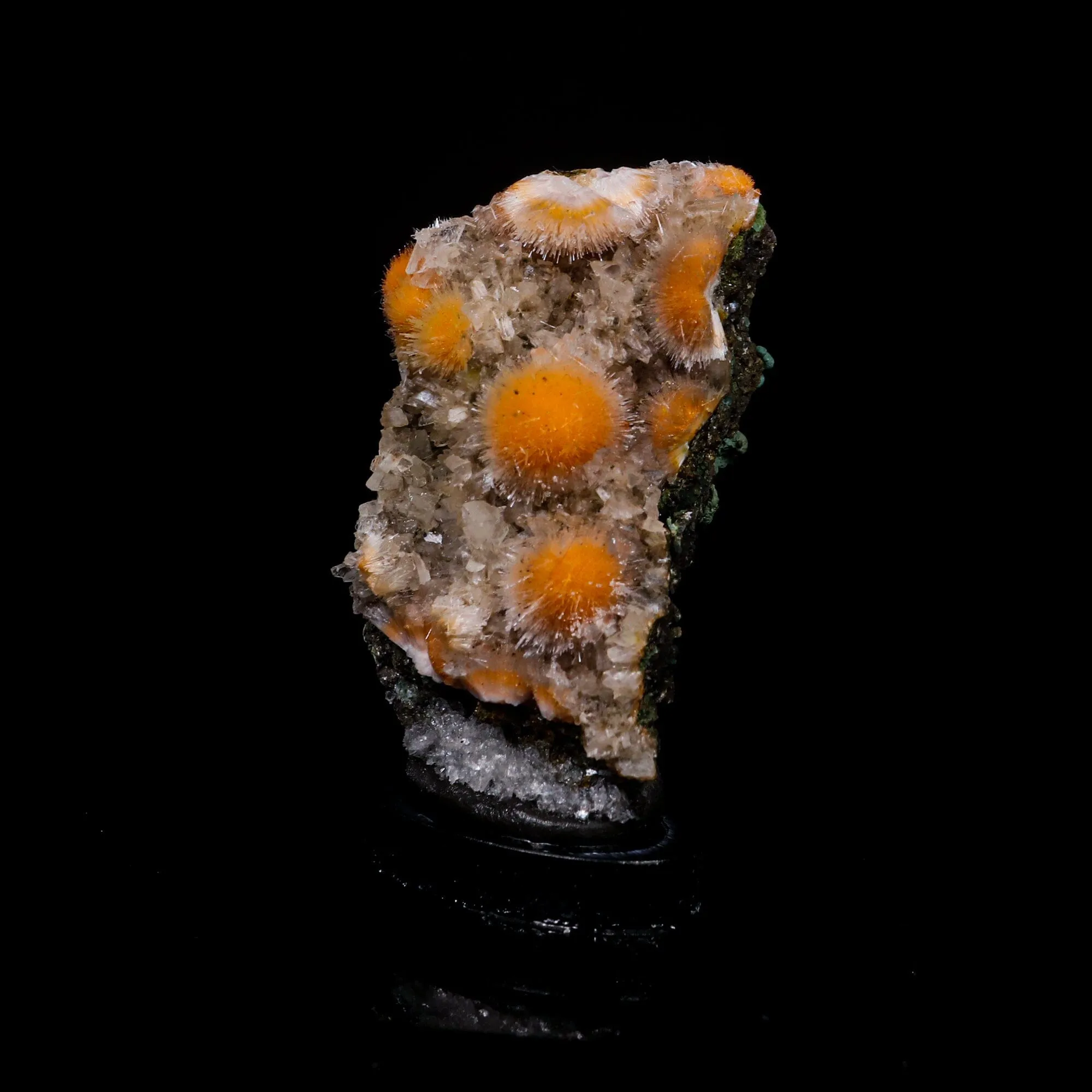 Thomsonite With Mesolite Natural Mineral Specimen - image 2