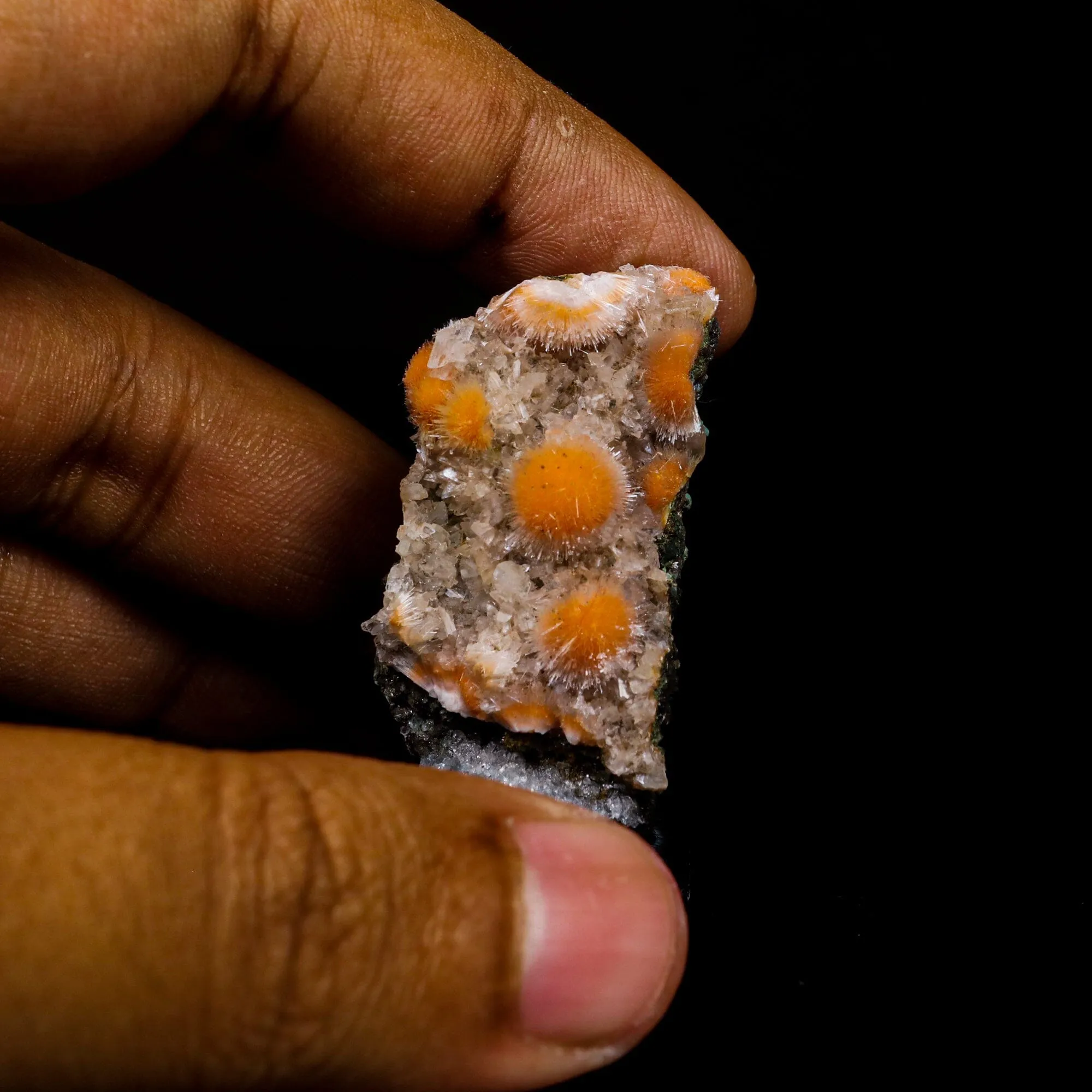 Thomsonite With Mesolite Natural Mineral Specimen - image 4