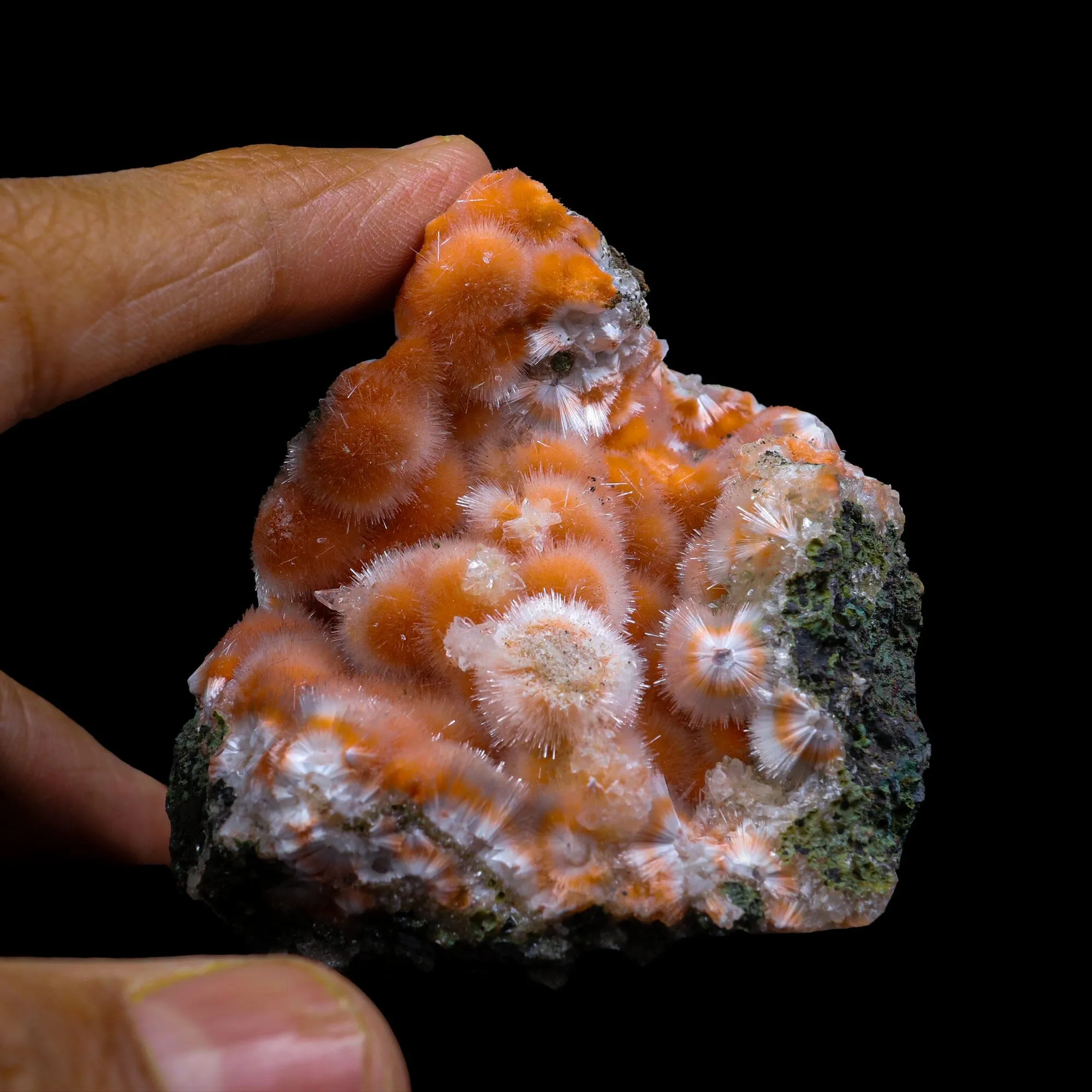 Thomsonite With Mesolite Natural Mineral Specimen - image 4