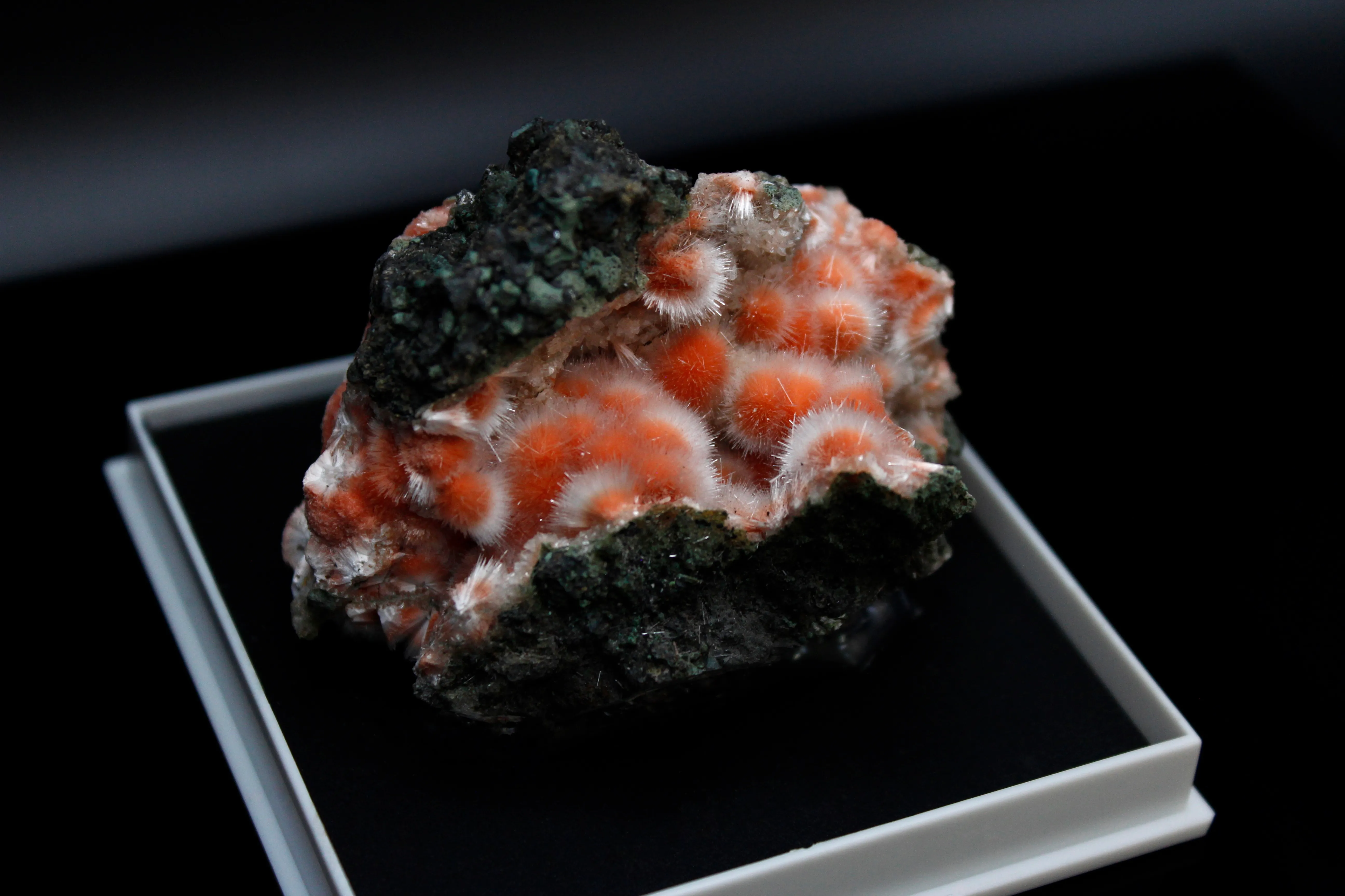 Thomsonite with Mesolite needles - image 2