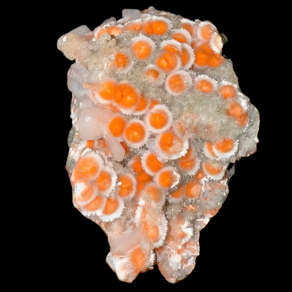 Thomsonite with Stilbite & Heulandite | SELF STANDING | High Quality Mineral | Indian Mineral | Superb Minerals | Collection image