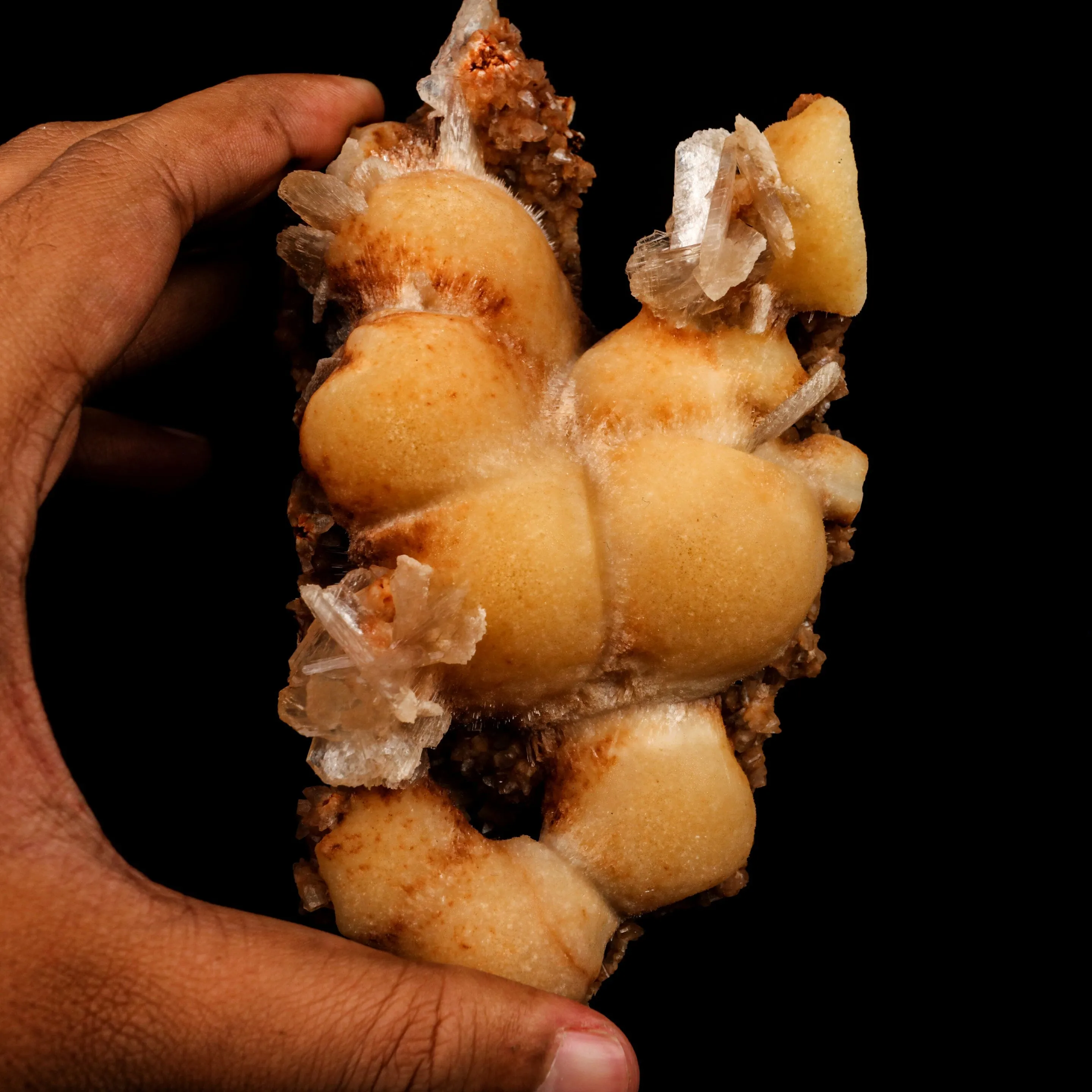 Thomsonite with Stilbite Rare Find Natural Mineral Specimen - image 4