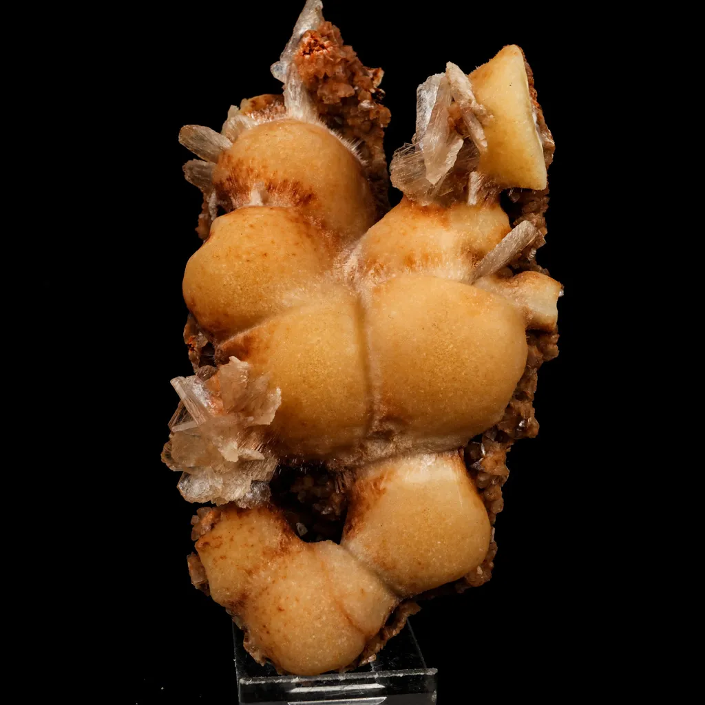 Thomsonite with Stilbite Rare Find Natural Mineral Specimen image