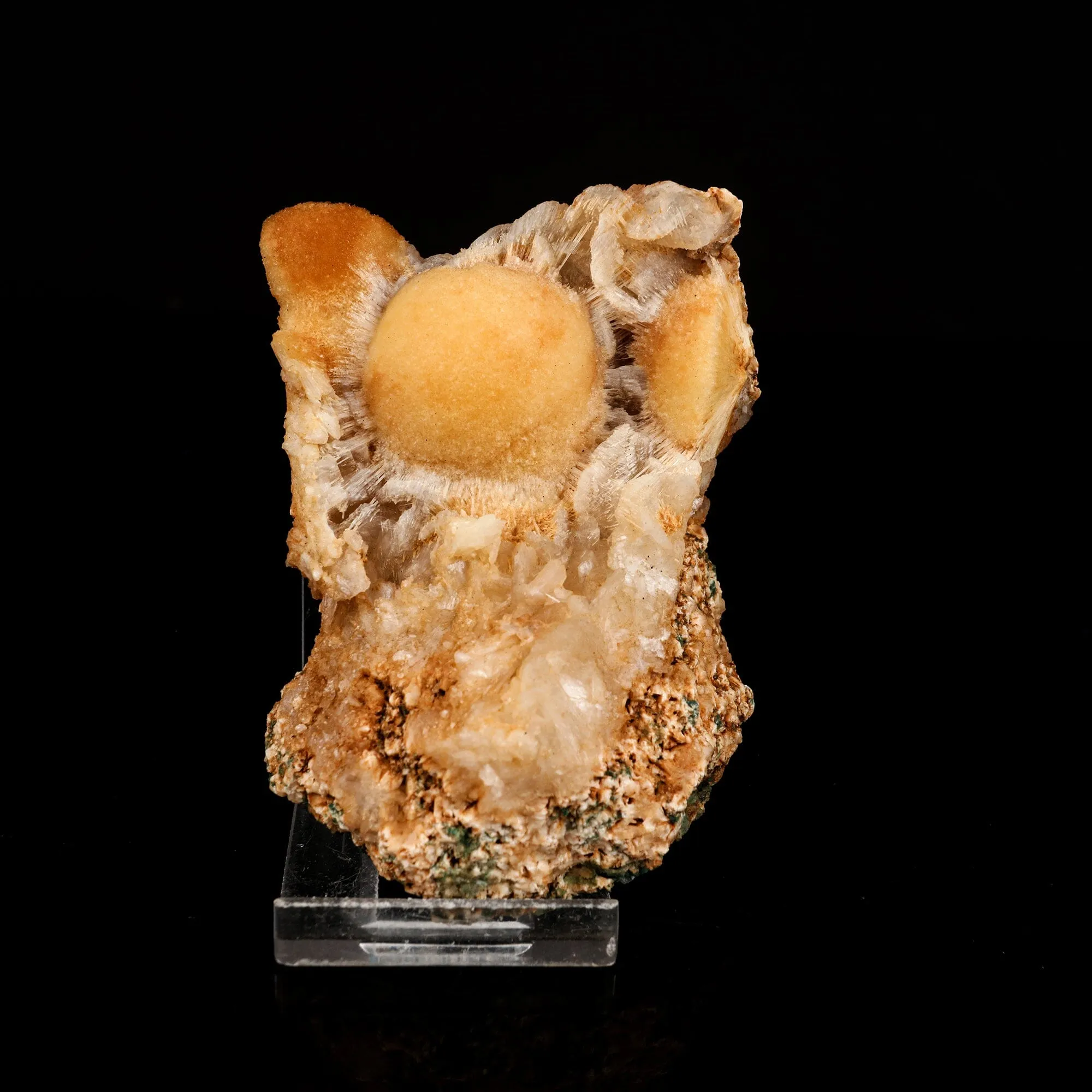 Thomsonite Yellow Color Rare Find Natural Mineral Specimen - image 1