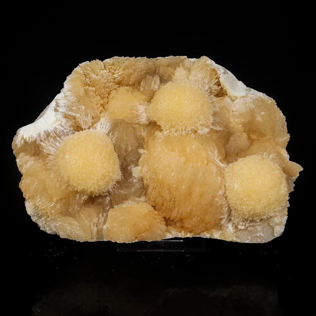 Thomsonite Yellow Color Rare Find Natural Mineral Specimen image