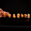 Thomsonite Yellow Color Rare Find ( set of 7) Natural Mineral Specimen - image 3