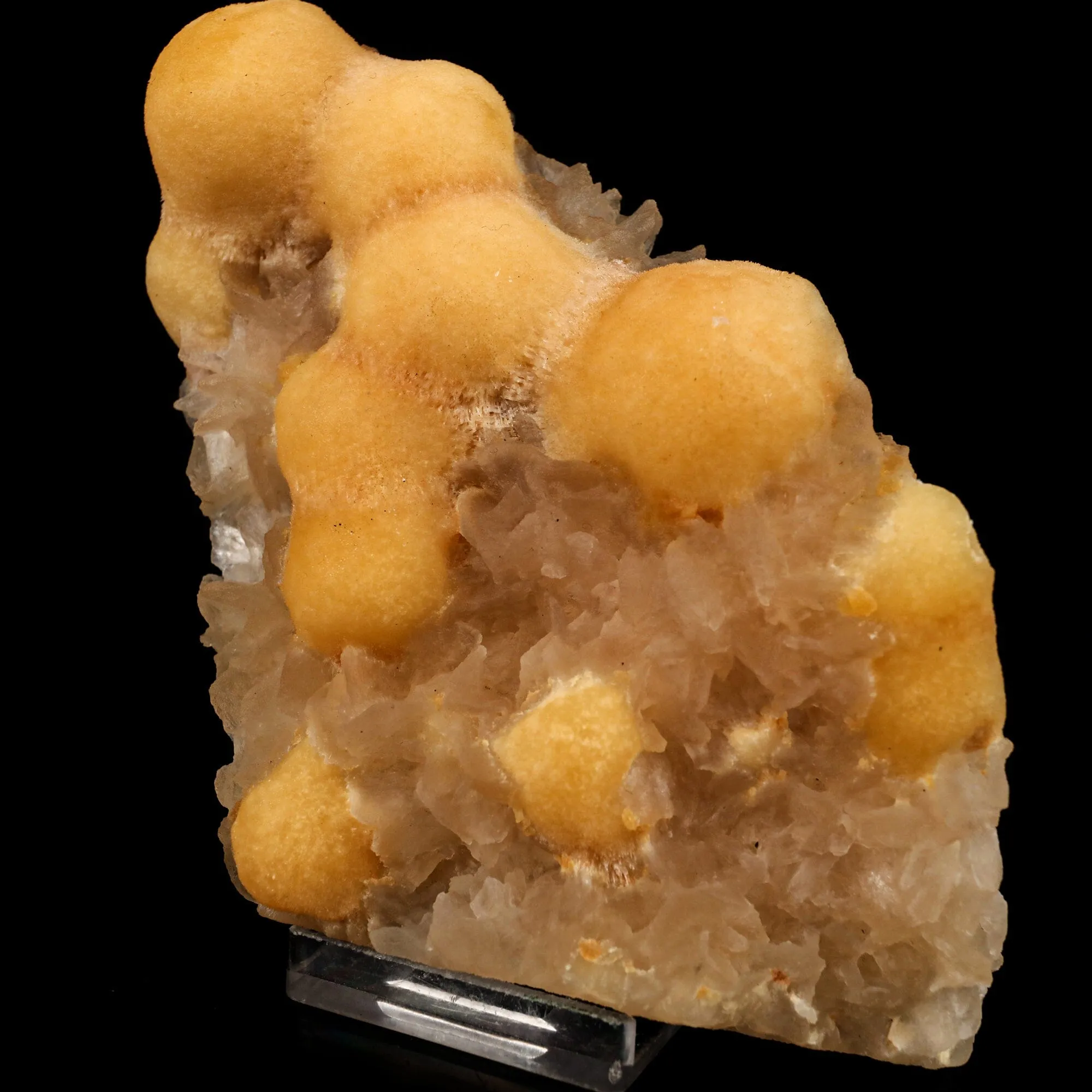 Thomsonite Yellow Color Rare with Stilbite Find Natural Mineral Specimen - image 2