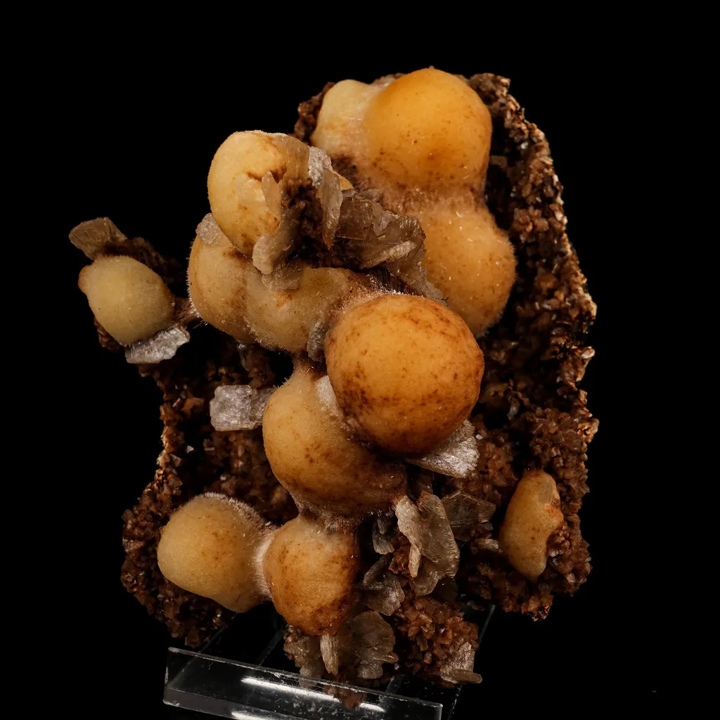 Thomsonite Yellow Colour Rare Find Natural Mineral Specimen image