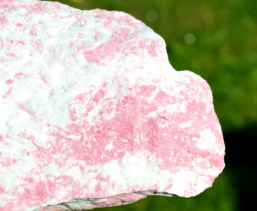 Thulite 1500 grams - Mjønes Tunnel, Åstfjorden, Snillfjord, Orkland, Trøndelag, Norway - image 2