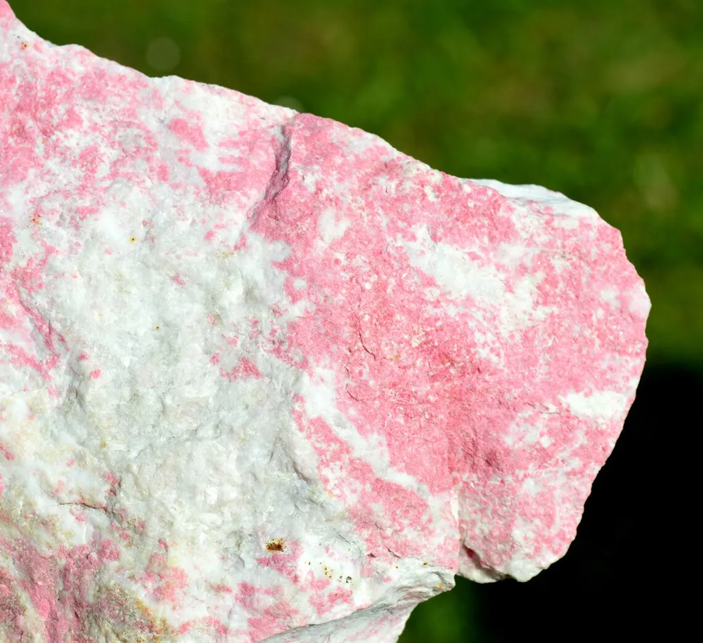 Thulite 1500 grams - Mjønes Tunnel, Åstfjorden, Snillfjord, Orkland, Trøndelag, Norway - image 4