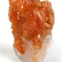 Tinzenite on Calcite - image 2