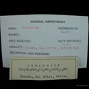 Tinzenite (Tl) in Calcite and Hematite - image 5