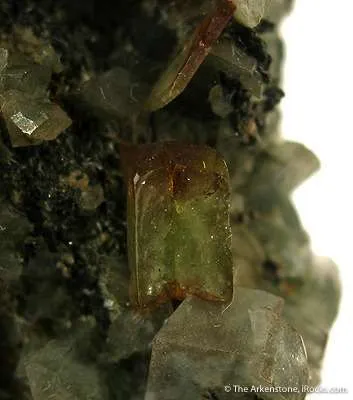 Titanite on Adularia - image 3