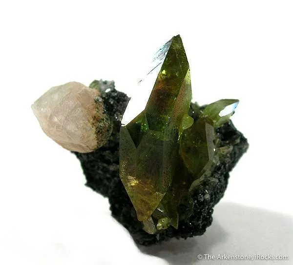 Titanite With Adularia image