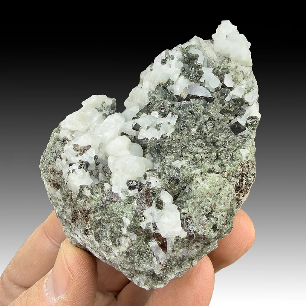 Titanite with Augite, Quartz