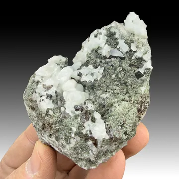Titanite with Augite, Quartz