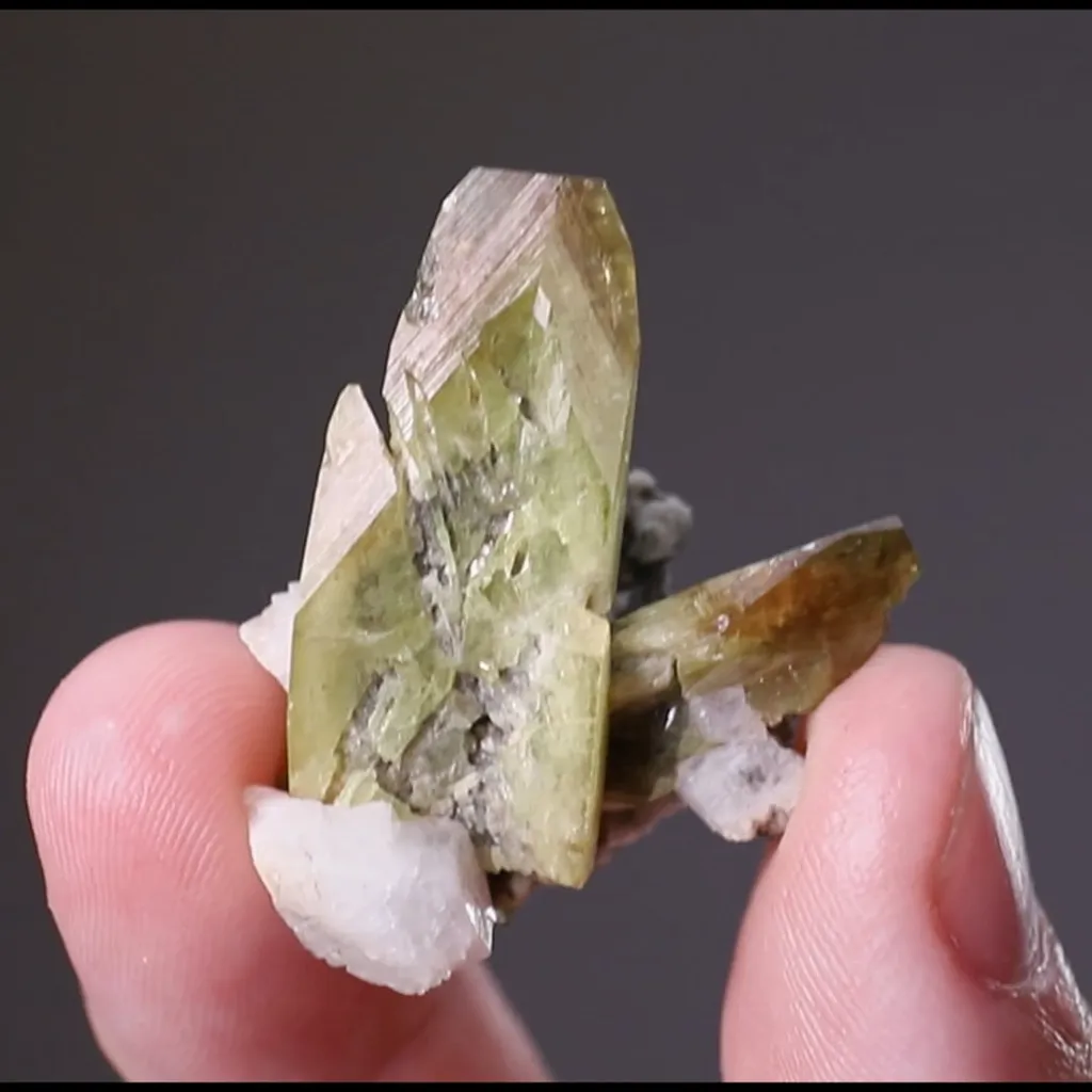 Titanite with Orthoclase Var. ADULARIA image